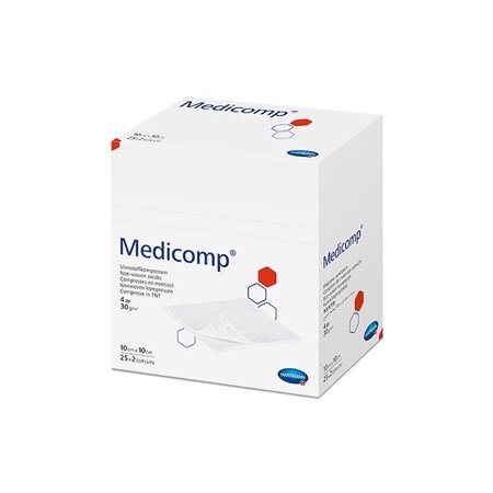 Kompresse Vlies Medicomp extra steril 6-fach 5 x 5 cm