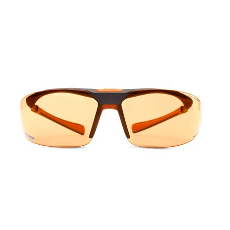 Schutzbrille Monoart Stretch - mit Lichtschutzfilter orange