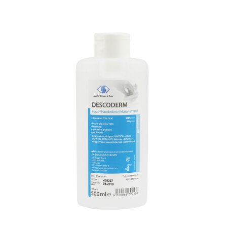 Haut- und Händedesinfektion Descoderm 500 ml Spenderflasche