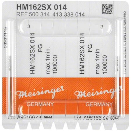 Fräser Chirurgie HM 162SX Packung 2 Stück ISO 014, FG