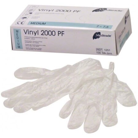 Handschuhe Vinyl 2000 pdfr unsteril L