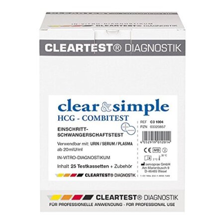 Schwangerschaftstest Clear & Simple HCG-Combi Test