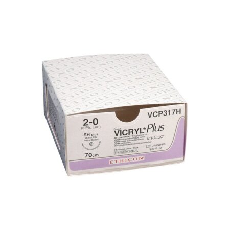 Nahtmaterial Vicryl plus violett geflochten, MH1 Plus, 2-0, 0,70
