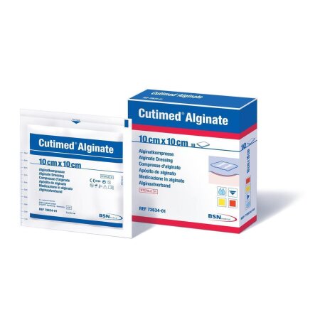Alginate Cutimed , aus Calcium-Natriumalginat, steril 2,5 : 30,0 cm