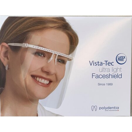 Gesichtsschutzschild Vista-Tec ultra light Eco weiß  Pa