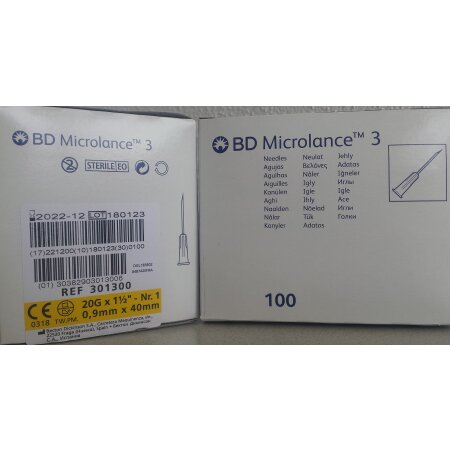 Kanüle BD Microlance 25 G 25 x 0,50 mm orange