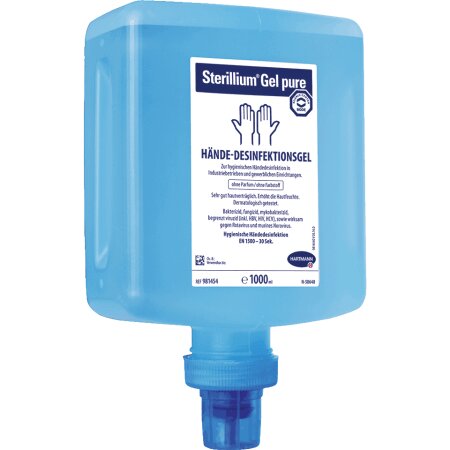 Händedesinfektionsgel Sterillium pure 1000 ml für  CleanSafeSpender Hartmann