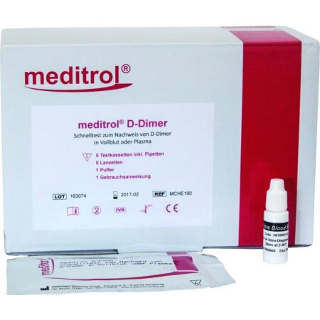 Schnelltest D-Dimer Meditrol 10 Testkasetten