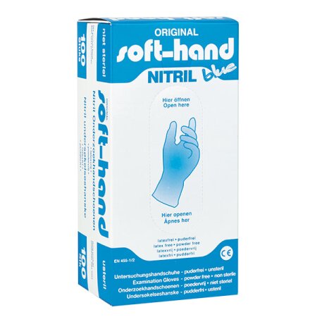 Handschuhe Nitril Softhand blau