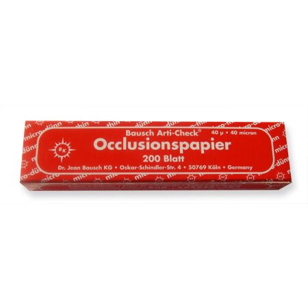 Papier Occlusion 40my 16 mm - rot - NaPa