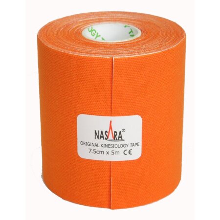 Original Nasara® Kinesiology Tape XL 7,5cm x 5 m orange