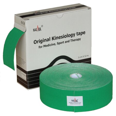 Original Nasara® Kinesiology Tape XXL, 5cm x 32m, grün