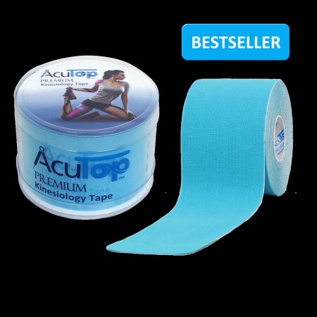 AcuTop Premium Kinesiology Tape, blau 5cm x 5m