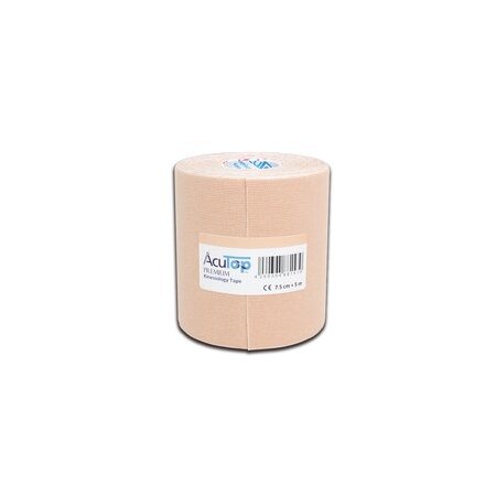AcuTop Premium Kinesiology Tape, beige 7,5 cm x 5m