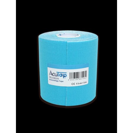 AcuTop Premium  Kinesiology Tape, blau 7,5 cm x 5m