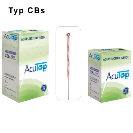 Akupunkturnadeln AcuTop Typ CBs 0,18 x 7 mm