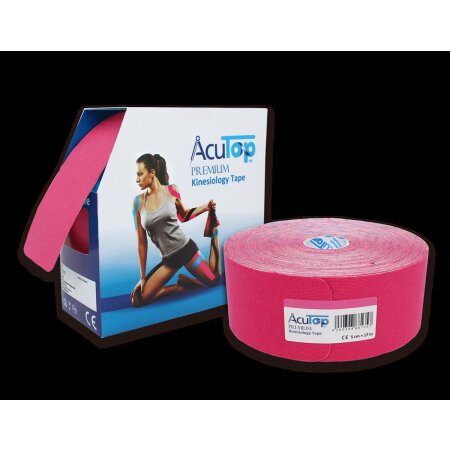 AcuTop XL Premium Kinesiology Tape pink, 5 cm x 17 m