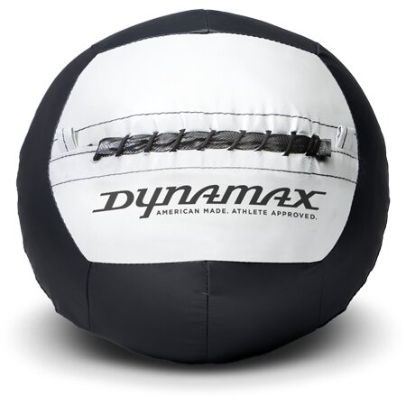 Medizinball Dynamax Standard , Schwarz/Weiß, 10 Kg