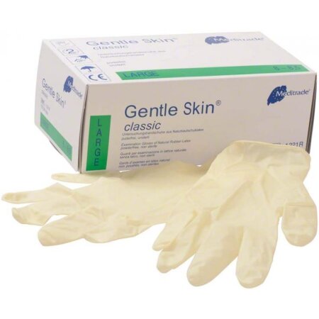 Handschuhe Latex Gentle Skin Classic pdfr Gr L