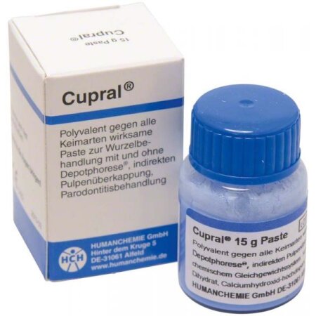 Paste Cupral Kupfer-Calciumhydroxid Flasche