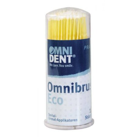 Omnident Omnibrush Eco gelb Micropinsel mit Fasern beflockt