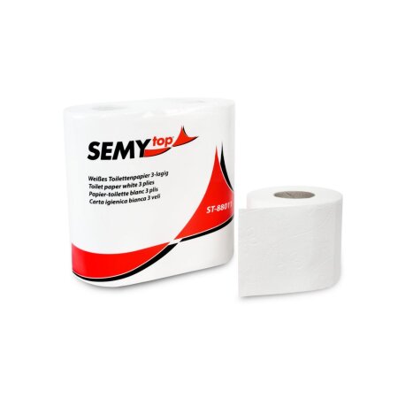 Toilettenpapier Semy 200 Blatt, 3 lagig, 16 x 4 Rollen
